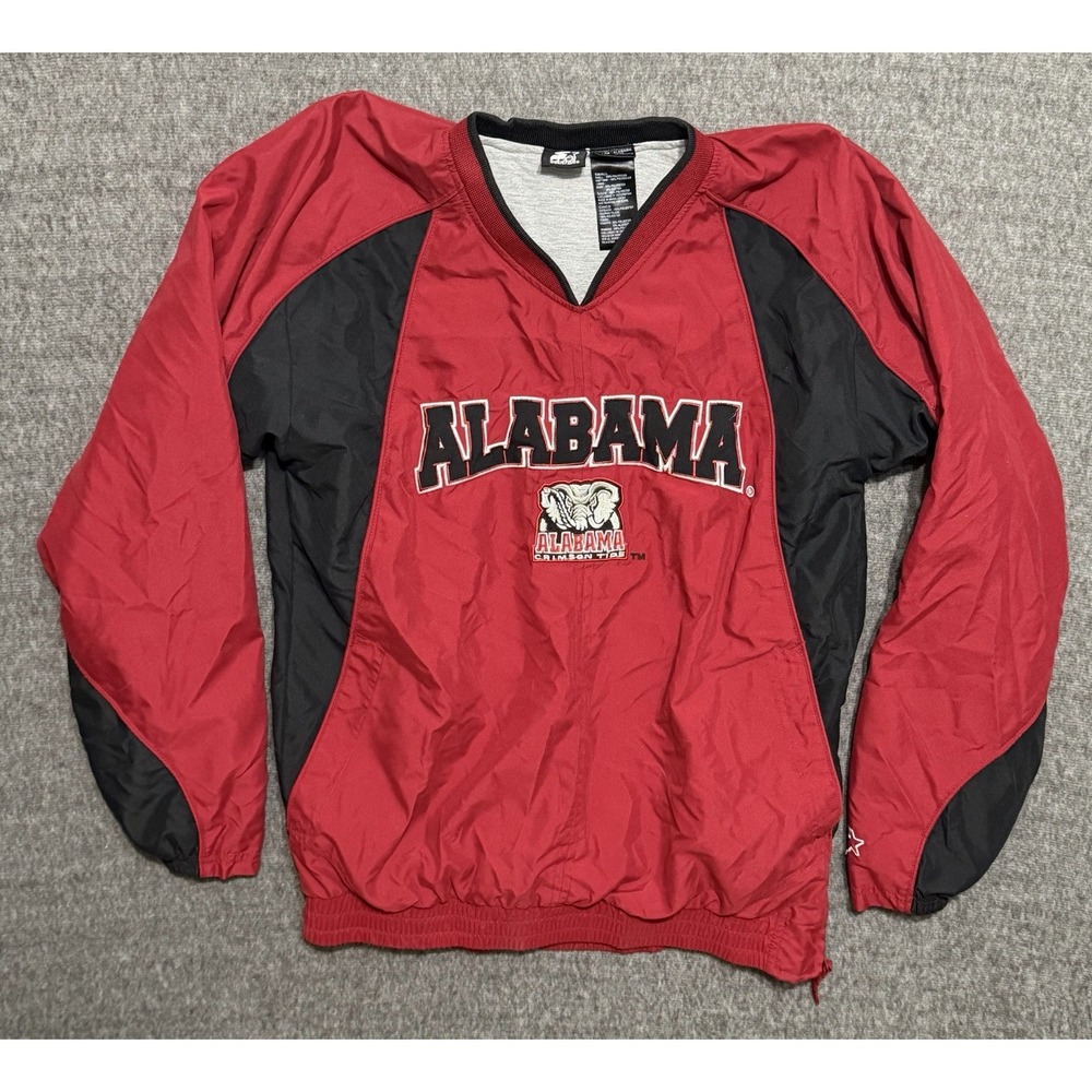 Vintage Starter Alabama Crimson Tide Jacket Pull Over Size - Small- W/ Pockets